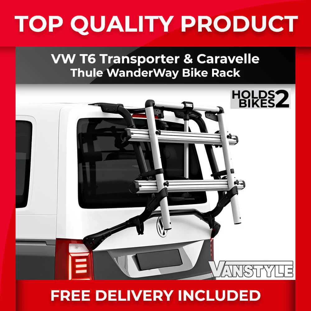 FITS VW TRANSPORTER T6 T6.1 TAILGATE THULE WANDERWAY 2 BIKE