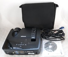 InFocus IN114 Portable DLP Projector 175H w/ Bag Remote VGA Power Cord Software