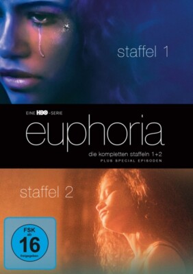 EUPHORIA-STAFFEL 1+2 - ZENDAYA,HUNTER SCHAFER,ALEXA DEMIE  5 DVD NEU