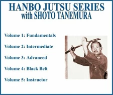 HANBO JUTSU Instructional Series (5) DVD Set fundamentals advanced black belt 
