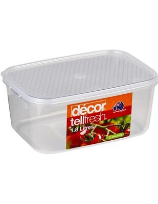 Decor tellfresh 1.8l plastic storage container (9300621022605)