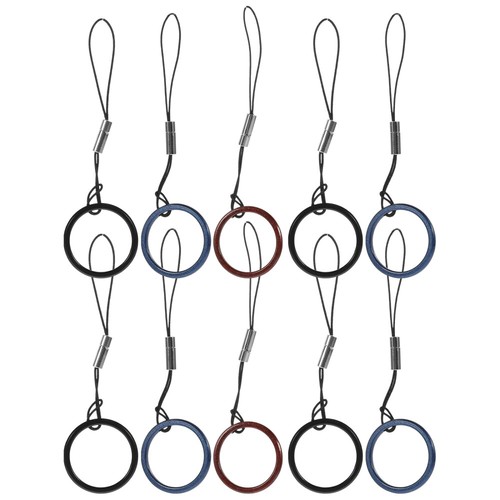 10 Pcs Mobile Keychain Strap Hand Grip Mobile Lanyard Cell Phone Hand Strap - Zdjęcie 5 z 12