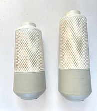 Glitzhome Set Of 2 Metal Vases Large Modern Farmhouse / Industrial Contemporary