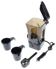 RoadPro RP5027S 12V Smart Car Pot II Portable Coffee Tea Maker with Cups