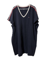 Tommy Hilfiger Navy Blue Shirt Knit Dress Size 3X