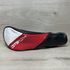 TaylorMade Stealth Hybrid Headcover Synthetic Leather Black Red White Adj