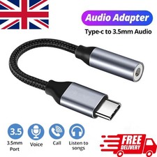 USB-C to 3.5mm Headphone Jack Adapter Type C Audio Cable For Samsung Apple Pixel