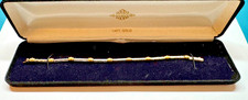 Vintage 14K White  Yellow Gold Diamond Tennis Bracelet - 64 Diamonds  9.95g