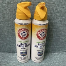 Arm & Hammer Odor Defense Fresh Scent Shoe Refresher Spray 4.0 Oz EA (2pk)