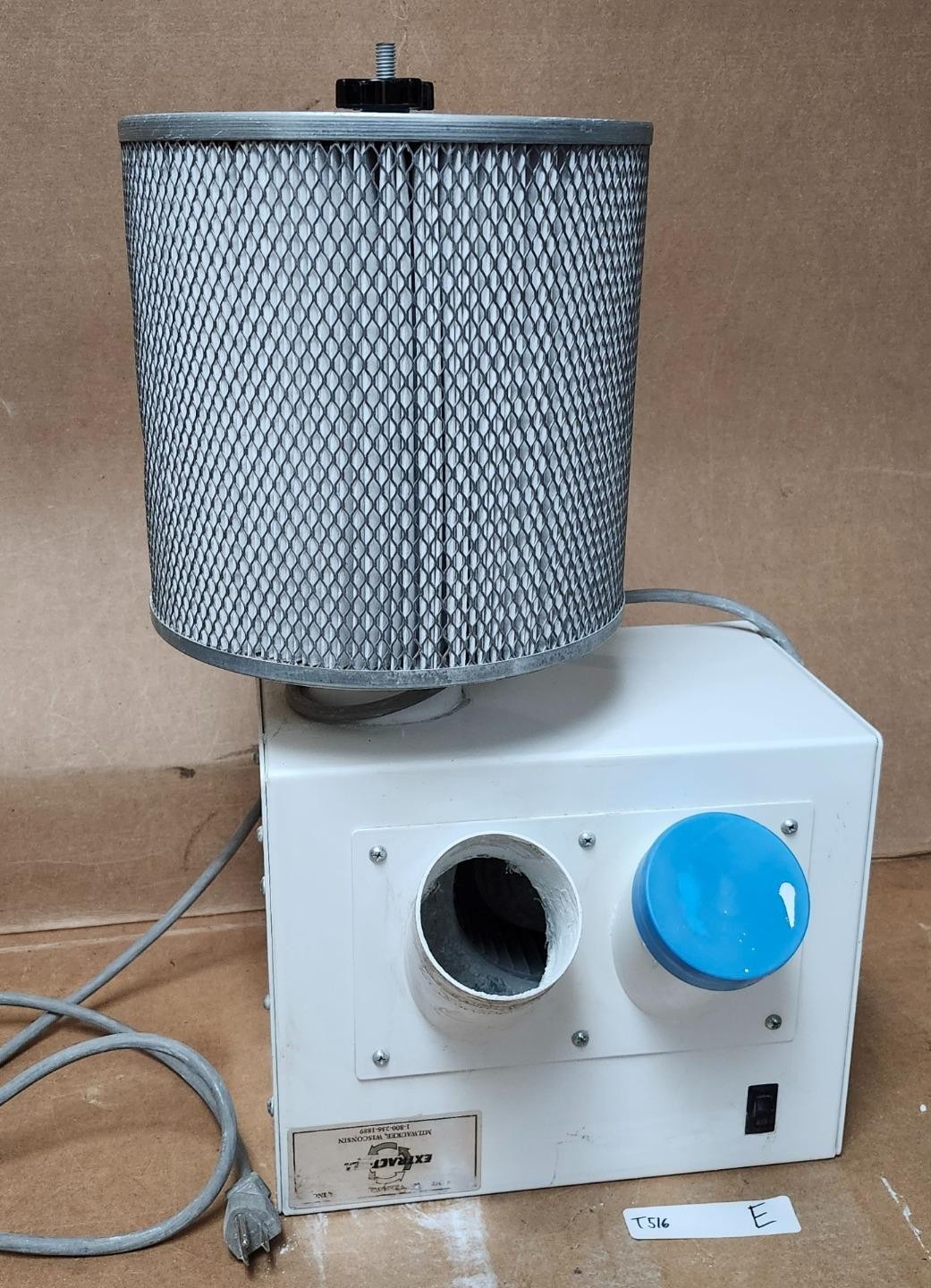 EXTRACT ALL BT-981-1 BENCH TOP FUME EXTRACTOR/ AIR CLEANER ! T516 E