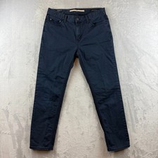 Banana Republic Traveler Pants Mens 32x30 Navy Slim Fit Stretch Twill Chino