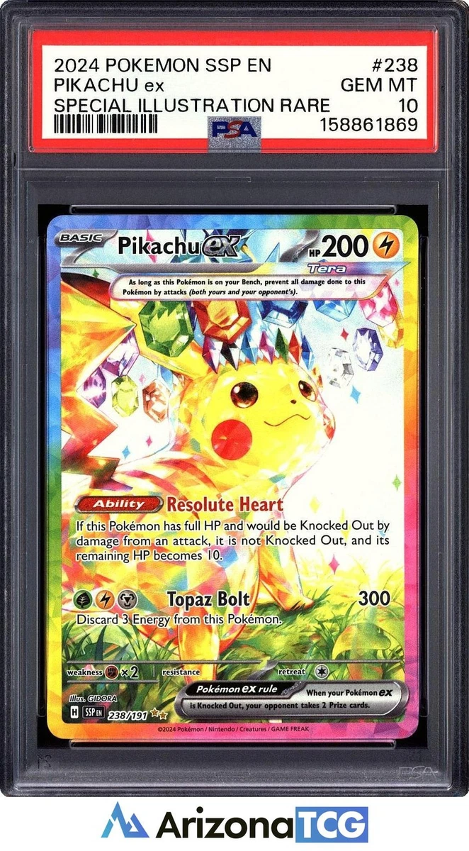 Pikachu Pokémon TCG Grade 10 Nintendo Individual Collectible Card