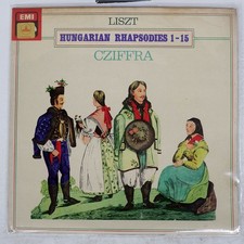 GYORGY CZIFFRA HUNGARIAN RHAPS EMI ASD3362 UK VINYL LP