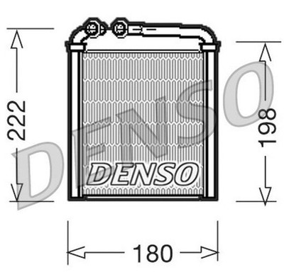 DENSO DRR32005 Wärmeübertrager, Innenheizung Für ŠKODA, VW