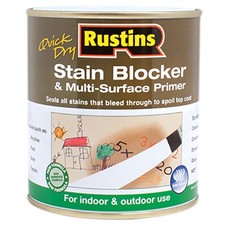 Rustins Quick Dry Stain Block & Multi Surface Primer 250ml