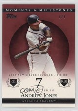 2007 Topps Moments & Milestones Red 1/1 Andruw Jones #94 n8a
