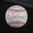 RARE! FERNANDO VALENZUELA FELIX HERNANDEZ 2004 Team Autographed Signed Baseball