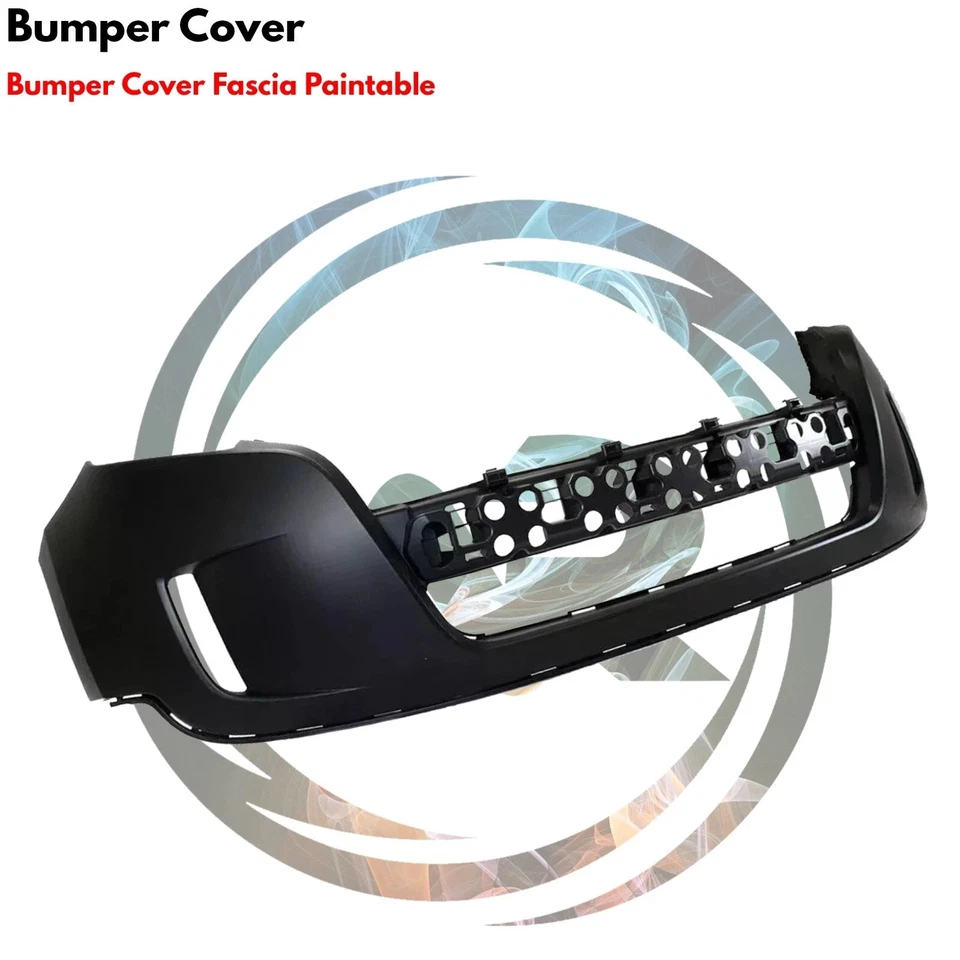 Front Bumper Cover Fascia Paintable & Fog Light Assembly For 2011-2014 Ford Edge Foto 3 de 4