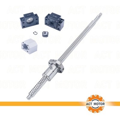 SFU1605 C7 Kugelumlaufspindel Ball Screw Lead 5mm for CNC Router Mill 3D Printer