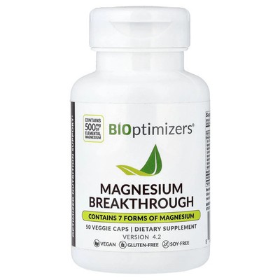 2 X BIOptimizers, Magnesium Breakthrough, 50 Veggie Caps