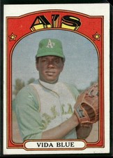 1972 Topps #169 Vida Blue VG-EX/EX
