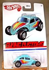 2021 Hot Wheels Target Retro Flying Customs CUSTOM VOLKSWAGEN BEETLE Aqua w/BWsp