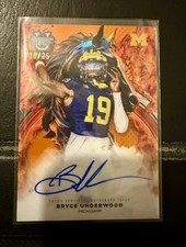 2025 Bowmans Best University BRYCE UNDERWOOD Workhorse Auto Autograph Orange /25