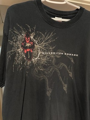 Killswitch Engage 2007 Euro Tour T Shirt Short Sleeve Size XL