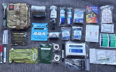 British Army Cadets Pro Trauma IFAK first Aid Kit Emergency Bleed bushcraft - Image 1 of 4
