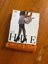 HUE Opaque tights Pumpkin Orange color - size 2