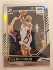 Zion Williamson 2024-25 Donruss Optic Prizm Silver Holo Card #173