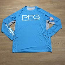 NEW Columbia PFG Omni Shade Mens Terminal Tackle Shirt Long Sleeve Fishing Large