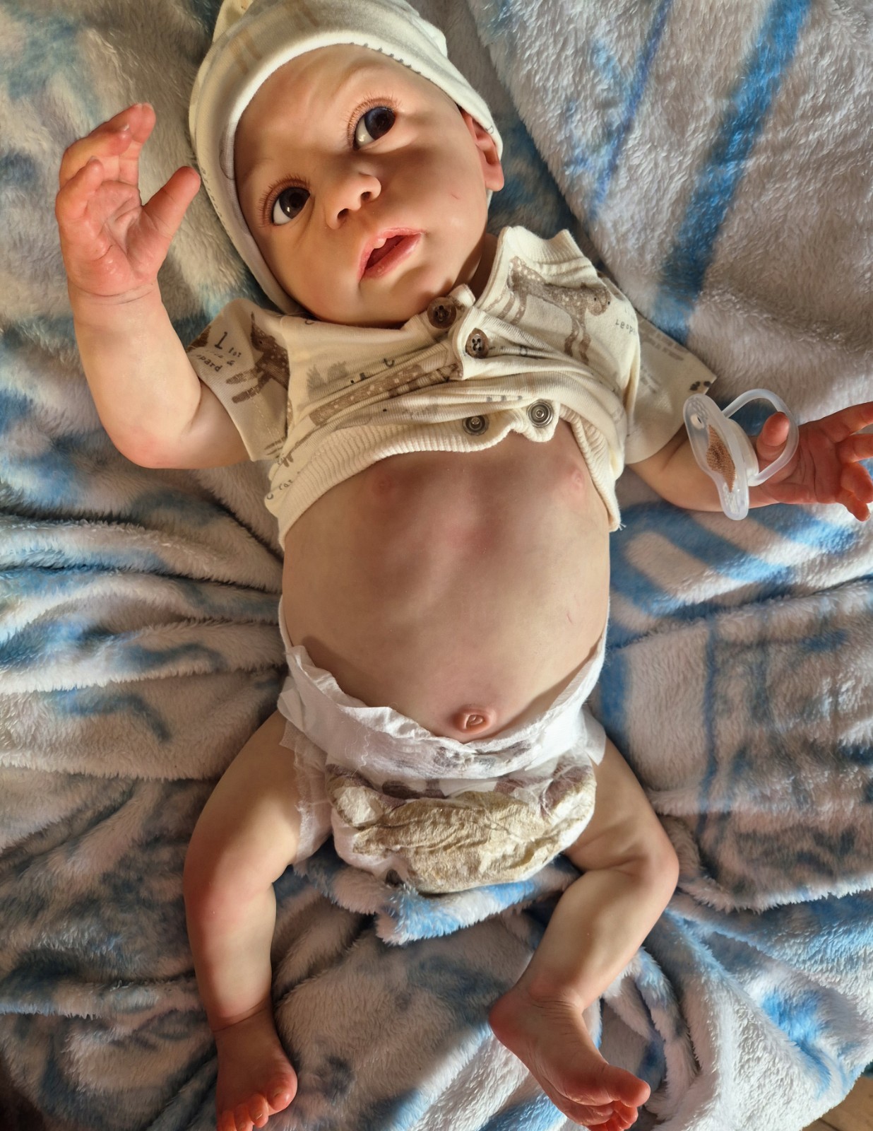 REBORN Baby doll MIKA By Gudrun Legler.  UK Artist 13yrs . ChickyPies.  7lbs 6oz