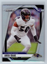 2024 Panini Prizm #302 Adisa Isaac Silver Baltimore Ravens Rookie