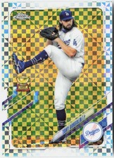 2021 Topps Chrome #183 Tony Gonsolin X-Fractor