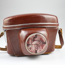 Zeiss-Ikon - Leather Hard Case - 1242/24 for Contaflex 1  2 - Missing Front