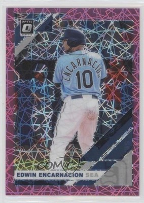 2019 Panini Donruss Optic Pink Velocity Prizm 7/199 Edwin Encarnacion #189 4h5