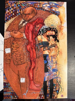 Daredevil x Kingpin Poster Signed By David Mack