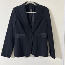 Attention Black Blazer Jacket Women's Size 10