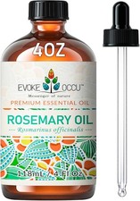 EVOKE OCCU Rosemary Essential Oil 118ml, Pure Rosemary Oil for Hair Skin Home D