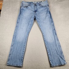Wrangler Jeans Mens 36x31 Blue Retro Slim Straight Western Cowboy Wear Work