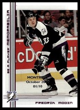 2000-01 BAP Memorabilia 2000 Montreal Fredrik Modin 1/10 #191 *Noles2148*