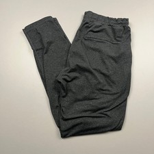 Vuori Performance Joggers Mens M/L Charcoal Gray Heather Drawstring Activewear