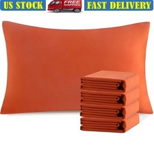 Soft Microfiber Pillowcases Envelope Closure Breathable Bedding Essential