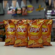 Lays Cheddar & Sour Cream 184g X 4 USA Import