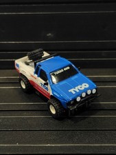 TYCO RALLYE NISSAN PICKUP TRUCK 49 R/W/B SLOT CAR NEAR MINT NICE  COMPLETE