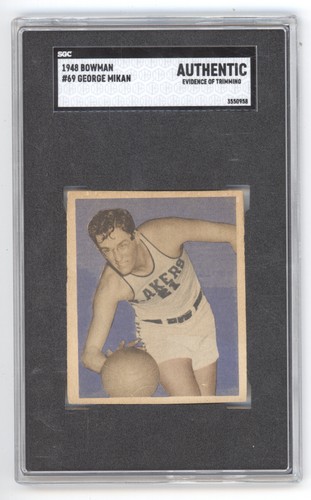 George Mikan #69 1948 Bowman card