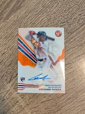 2024 Topps Pristine Auto #PA-CR Ceddanne Rafaela 25/25 Orange Refractor Rookie 