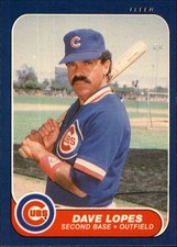 1986 Fleer Baseball (221-440) - You Pick - FREE SHIPPING 5+ Cards READ NM