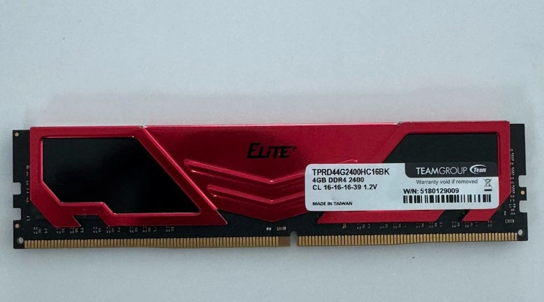 Team Group PC4-19200 (DDR4-2400) Bus Speed DDR4 SDRAM Memory (RAM